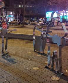 Beatles-Platz in St.Pauli in Hamburg, Germany